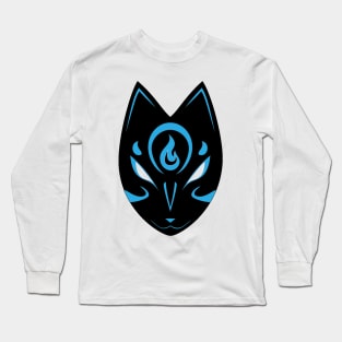 Cold Fire Fox mask Long Sleeve T-Shirt